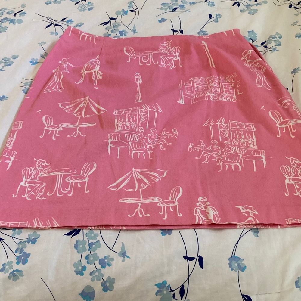 Talbots Pink A-Line Mini Skirt for Casual Resort Wear